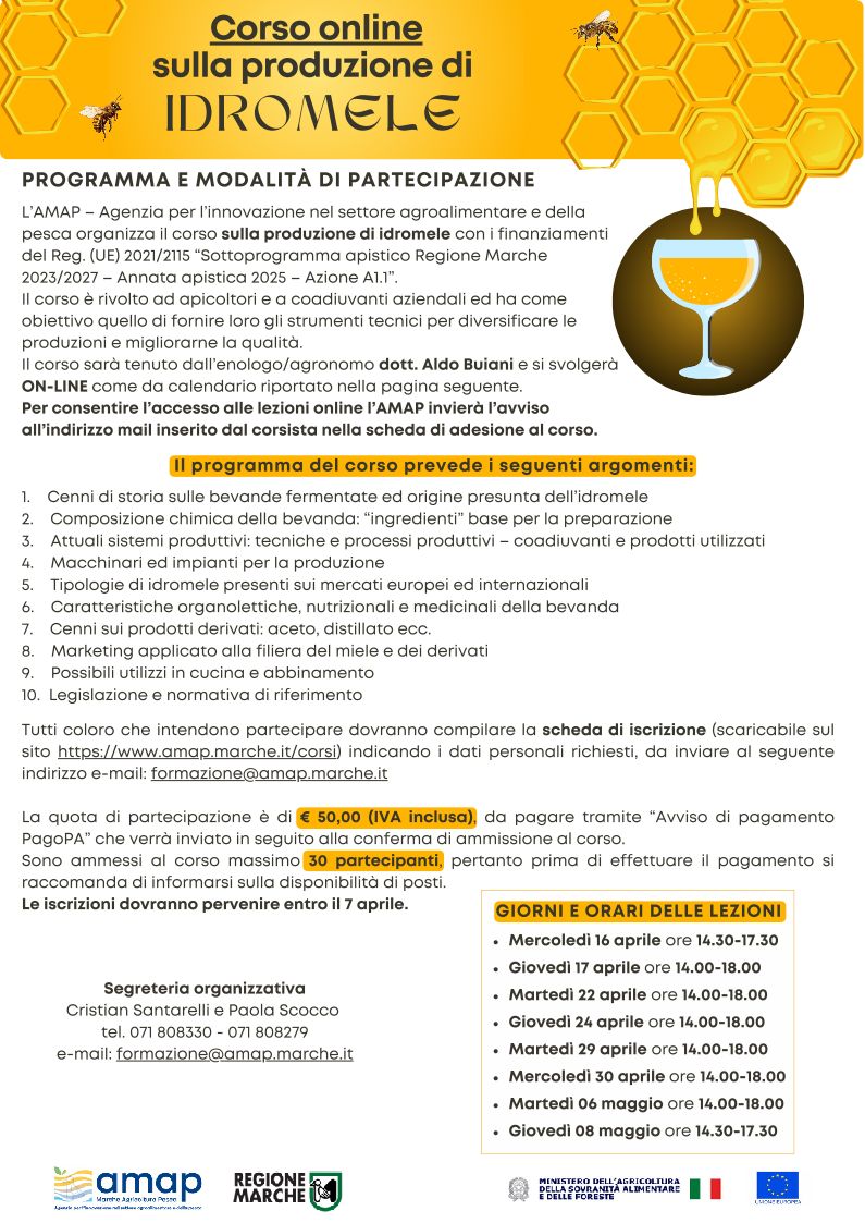 Locandina del corso