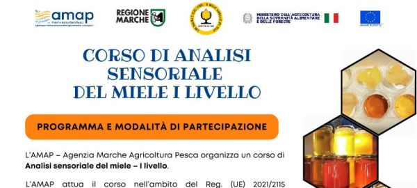 10/04/2026: Corso di Analisi Sensoriale del Miele I livello 2026