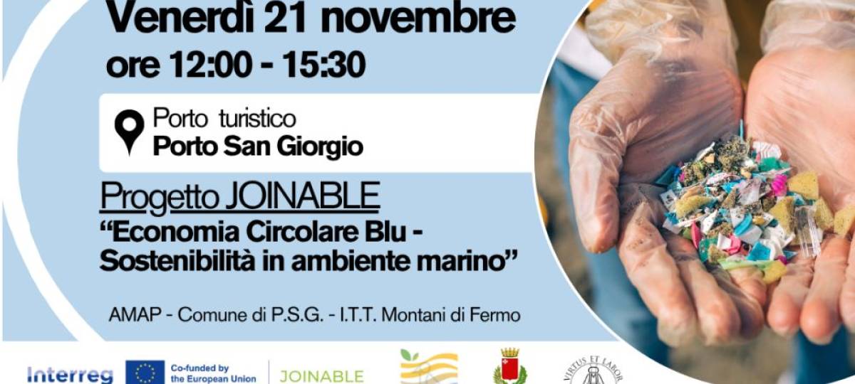 21/11/2025: JOINABLE, al via le giornate di pulizia partecipata della spiaggia di Porto San Giorgio